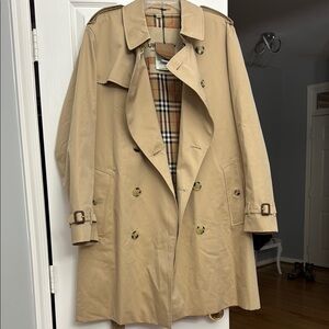 Burberry Tan Trench Coat for Men